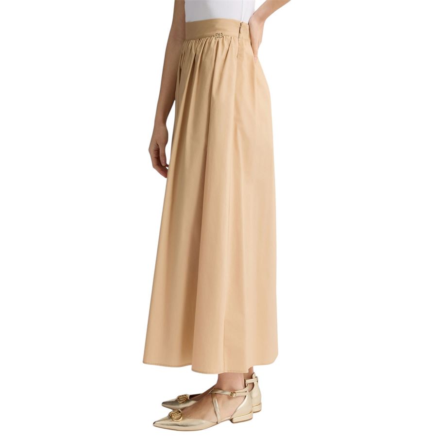 Gonna midi in popeline da donna Liu Jo | WA5173T485360920